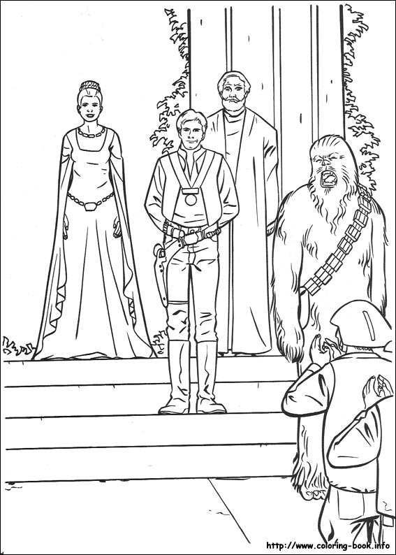 Star Wars coloring picture